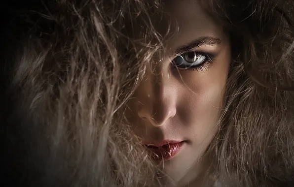 Look, girl, portrait