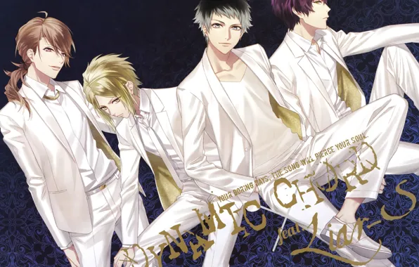 The game, group, anime, guys, Dynamic Chord