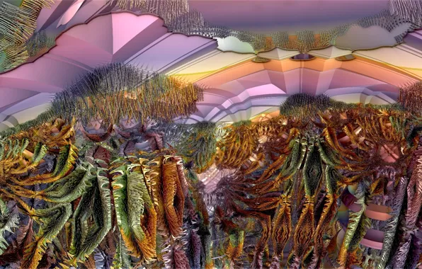 Abstraction, background, texture, form, Fractal