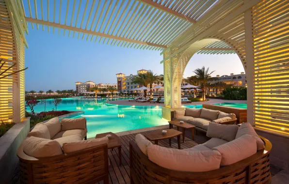 Picture the city, pool, resort, terrace