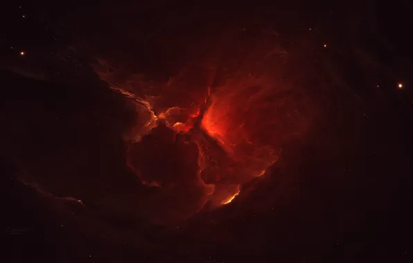Picture space, stars, nebula, fiction, art, space, fantasy, nebula