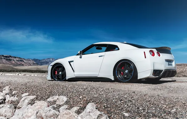 The sky, tuning, sports car, Nissan, nissan gtr