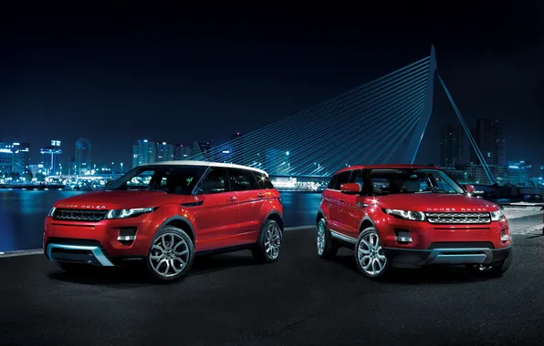 Front, angle, evoque, range