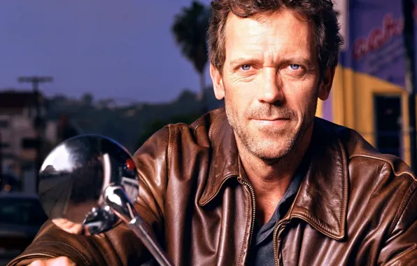 Picture motorcycle, House M.D., Hugh Laurie