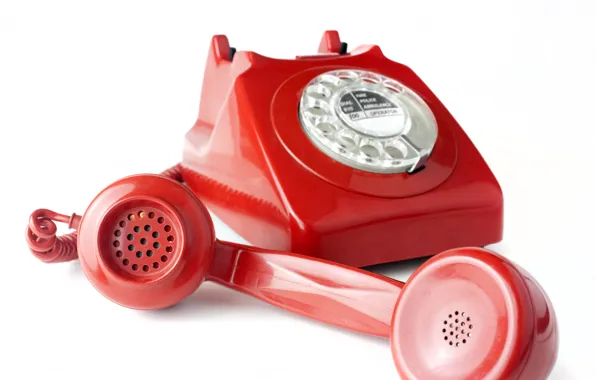 Picture macro, retro, tube, phone, rotary phone