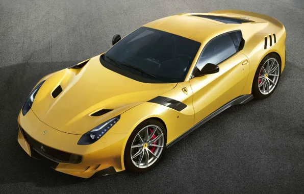 Ferrari, Background, Ferrari, Yellow, F12TDF