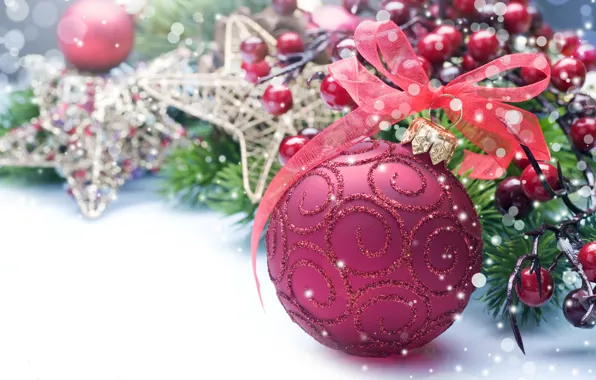 Picture holiday, toys, new year, ball, tape, the scenery, happy new year, christmas decoration