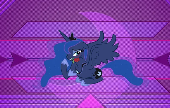 Purple, background, pattern, pony, My Little Pony, horse