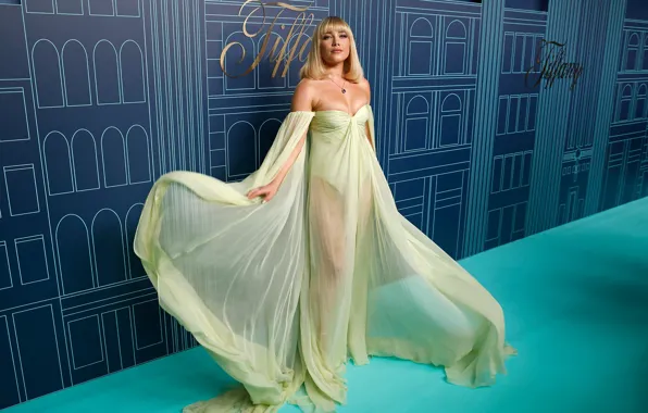 Look, pose, makeup, figure, actress, hair, Florence Pugh, Florence Pugh