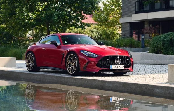 Picture Mercedes-Benz, Cars, AMG, Sport Car, V8 Biturbo, Red Car, E-Performance, GT 63 S