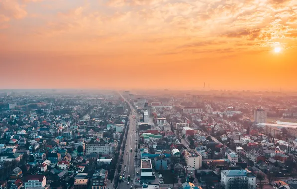 Sunset, Lithuania, Kaunas