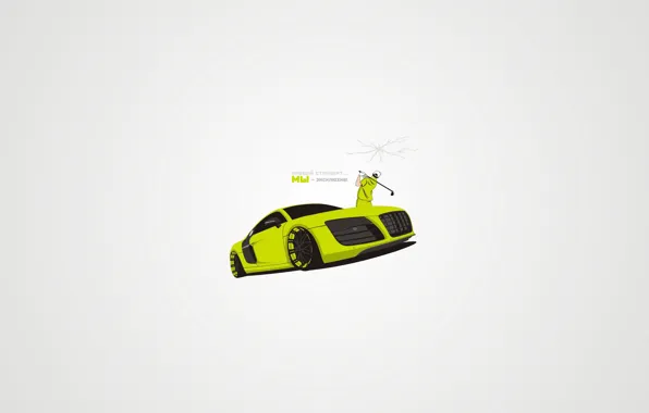 Audi, vector, golf, tuning