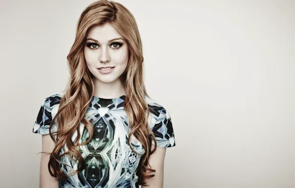 Picture actress, red, Katherine McNamara