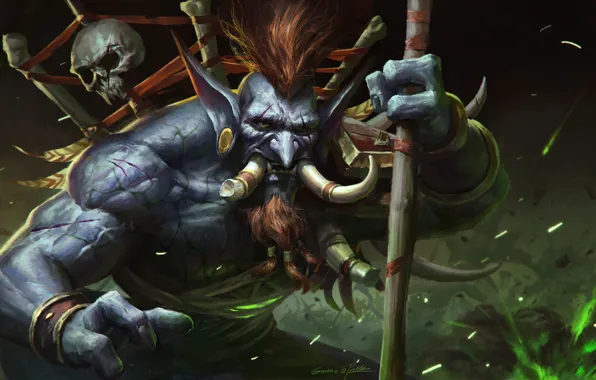 Figure, Fangs, WOW, Blizzard, Art, WarCraft, Illustration, Concept Art