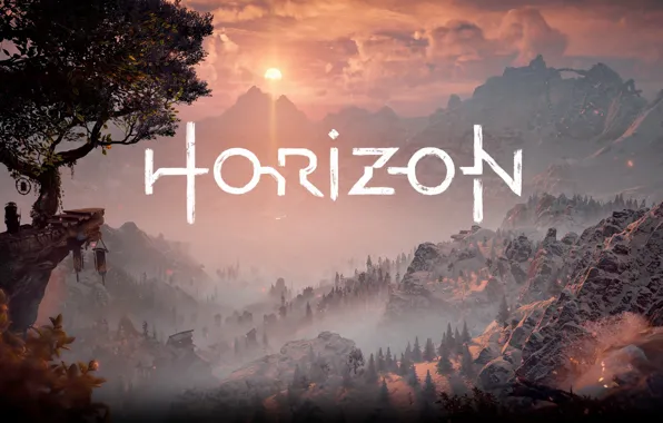 Landscape, nature, fog, Horizon Zero Dawn