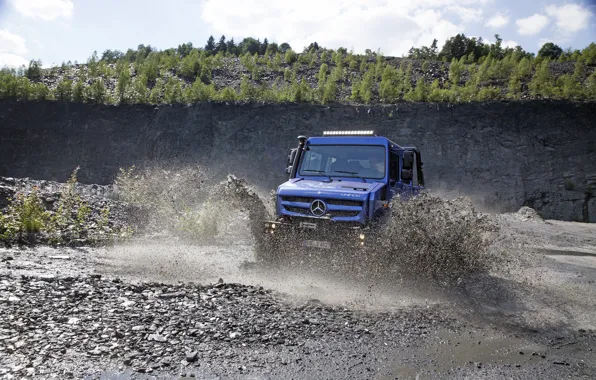 Picture Mercedes-Benz, Truck, Dirt, Multi-purpose truck, Mercedes-Benz Unimog, Multi-purpose truck