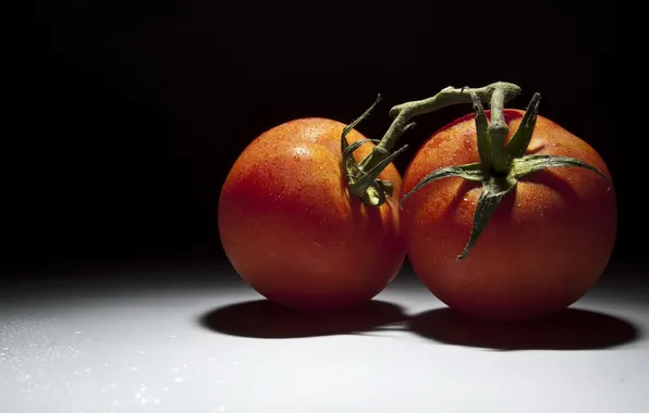 Macro, food, tomatoes