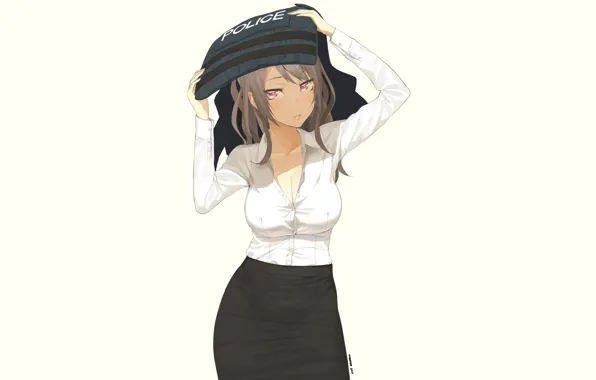 Picture look, girl, background, anime, art