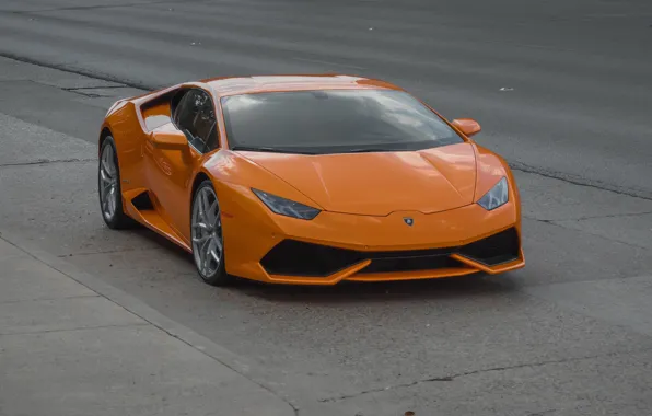 Picture Huracan, Lamborghini, Orange