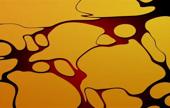 Abstraction, yellow, divorce, puddle