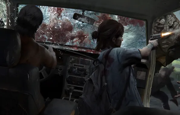 Infected, ellie, ellie kind, some of us, the last of us part 2, game art, …