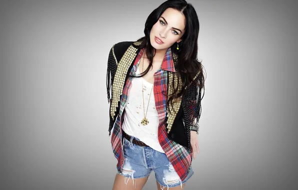 Picture girl, Megan Fox, Megan Fox, model, actress, brunette, girl, shirt