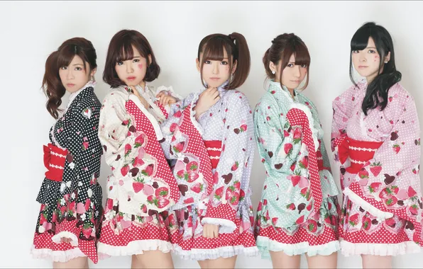 Girls, kimono, Asian girls, beauty, dolls