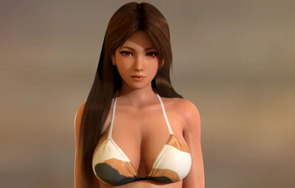 Picture swimsuit, chest, Mai Shiranui, Dead or Alive, doa, mai