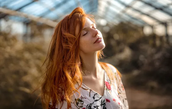 Picture freckles, redhead, Martin Kühn