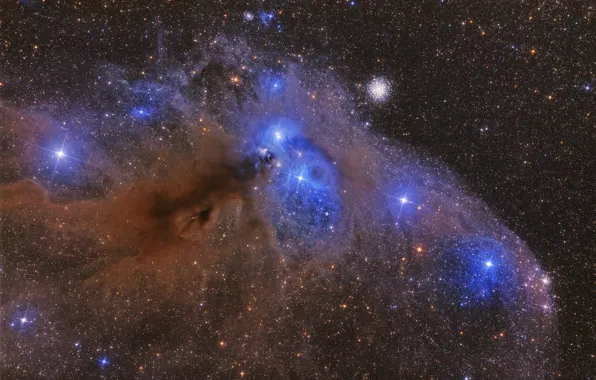 Space, beauty, Nebula, NGC 6726, The Anteater