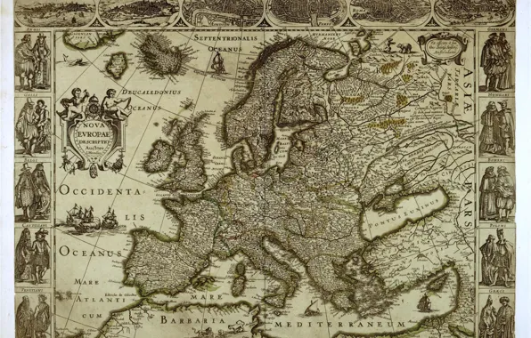 Map, europe, Europe