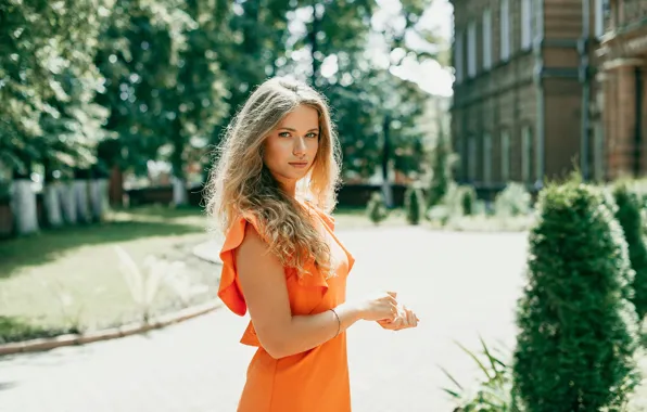 Picture summer, face, heat, model, hair, cutie