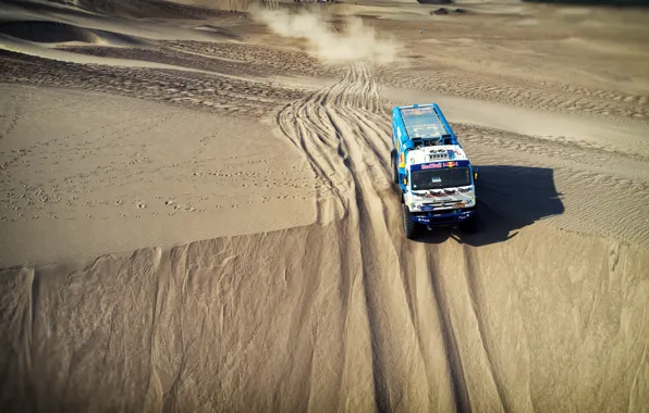 Sand, Sport, Truck, Race, Master, Russia, Kamaz, Rally