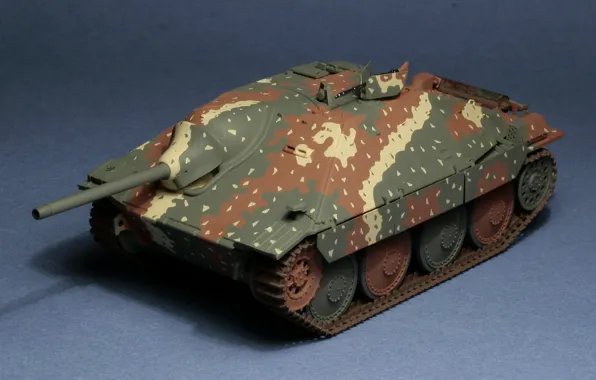 Picture toy, installation, self-propelled, artillery, model, easy, German, Hetzer