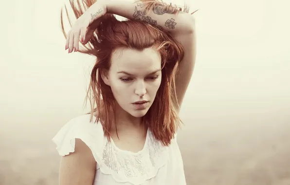 Picture girl, mood, tattoo
