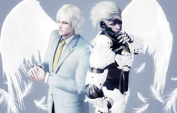 Picture wings, guy, cyborg, killer, mercenary, jack, raiden, Metal Gear Rising: Revengeance