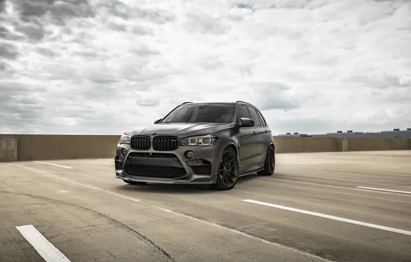 BMW, Sky, Front, Angel Eyes, X5M, Sight, F85