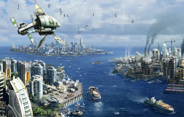 The city, island, civilization, ANNO 2070