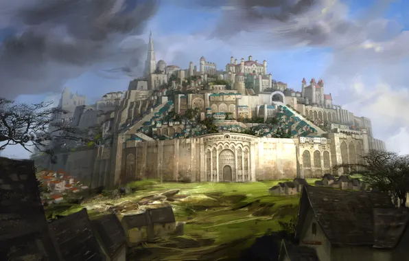 The city, figure, fortress, Guild Wars 2