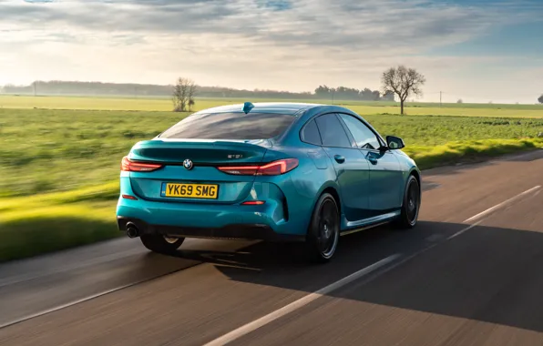 Field, speed, BMW, rear view, Gran Coupe, UK-spec, 2-Series, M Sport