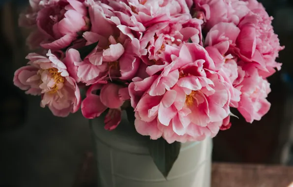Picture flowers, bouquet, flowers, peonies