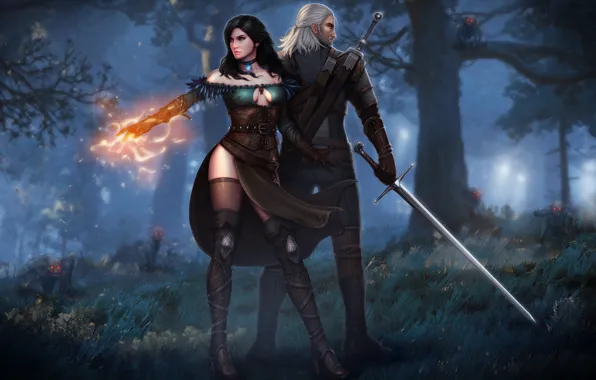 Warrior, Fantasy, Art, The Witcher, Fiction, Geralt, Illustration, Witcher