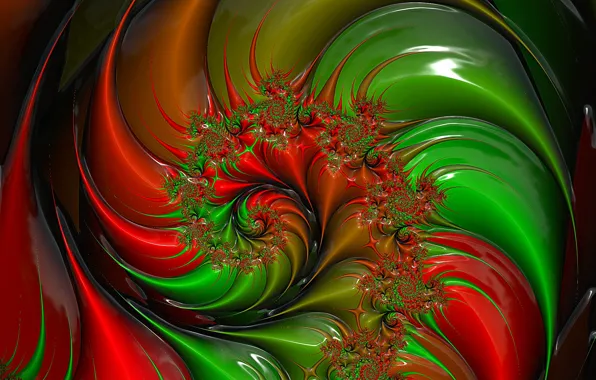 Abstraction, fractals, spiral, fractal, abstract background, tightening