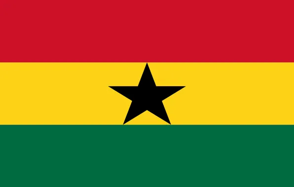 Star, Flag, Ghana, Ghana