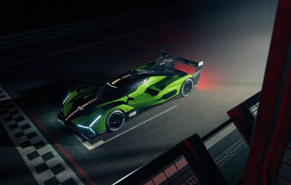 Picture Lamborghini, racing track, Lamborghini SC63