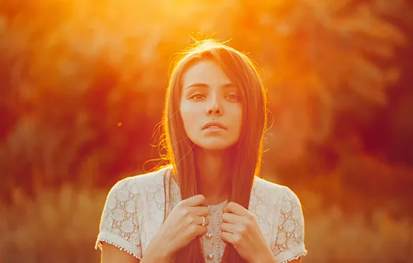 Portrait, natural light, Lera