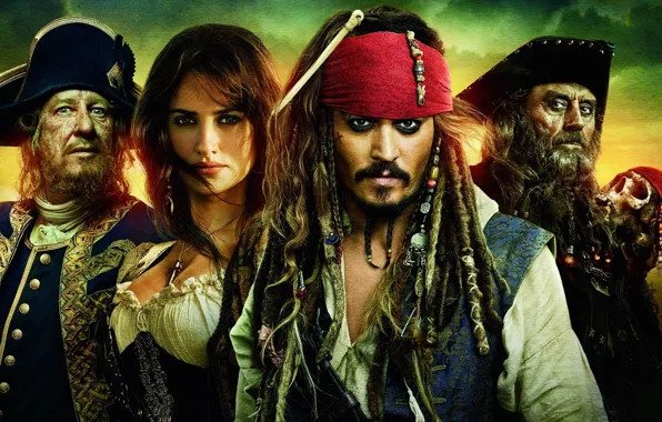 Actors, movie, pirates of the caribbean on stranger tides