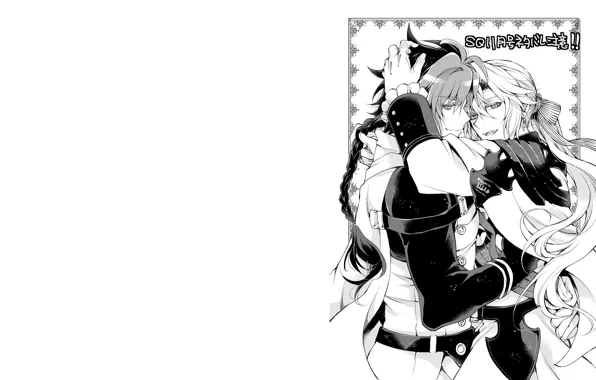 Vampires, monochrome, Owari no Seraph, The last Seraphim, Crowley, Ferid