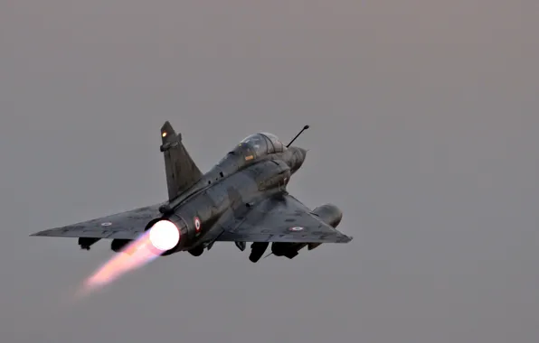 The sky, weapons, the plane