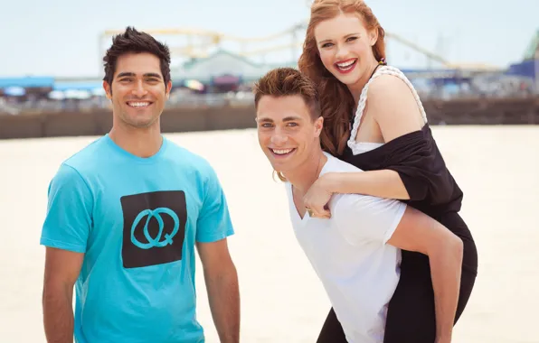 Picture the series, actors, Teen Wolf, Holland Roden, Tyler Hoechlin, Colton Haynes, The cub